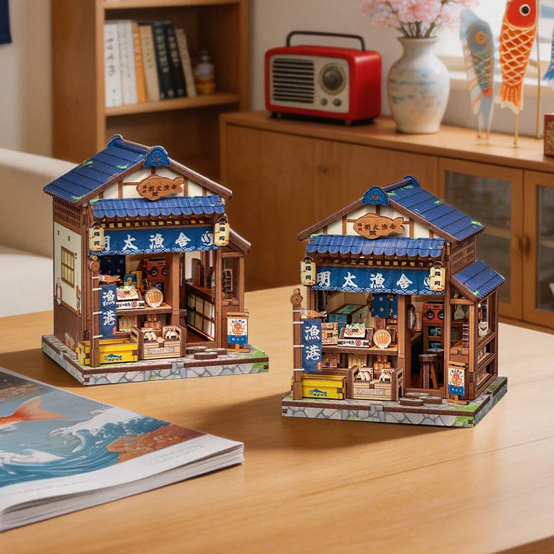 Japanese Mini Store Book Nook DIY Kit