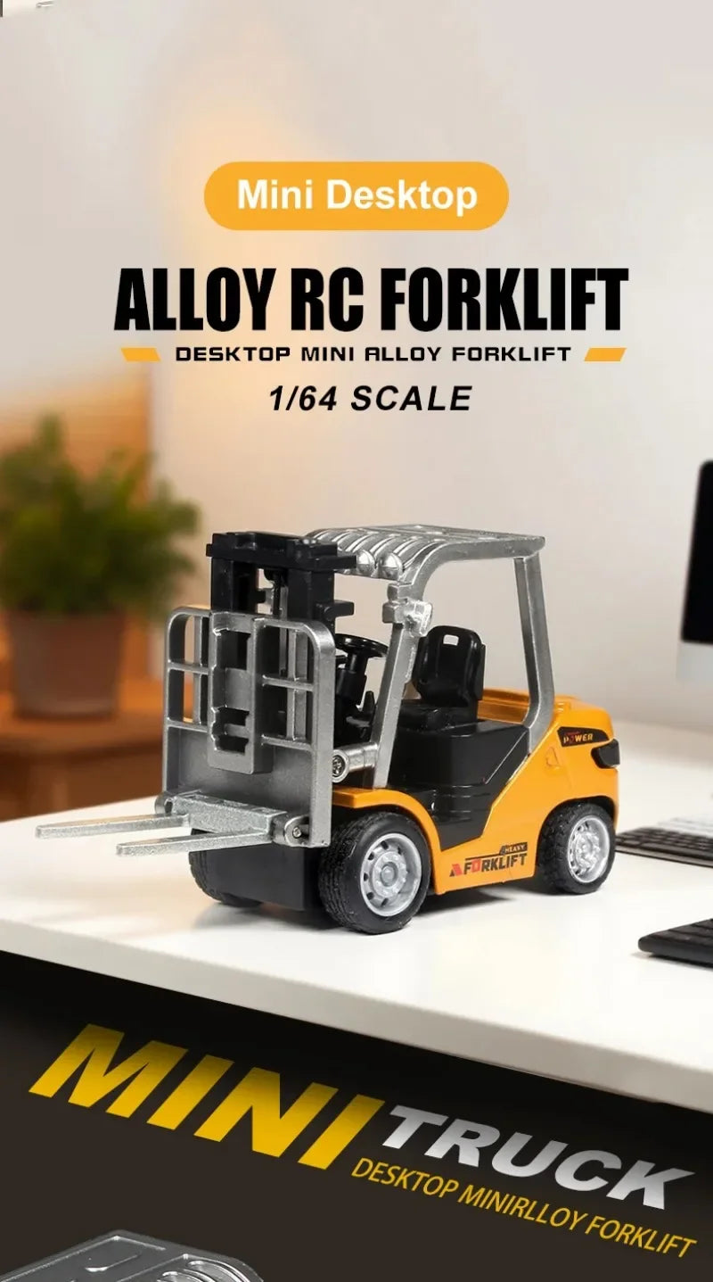 1:64 Scale Remote Control Engineering Vehicle with Lights and Sounds