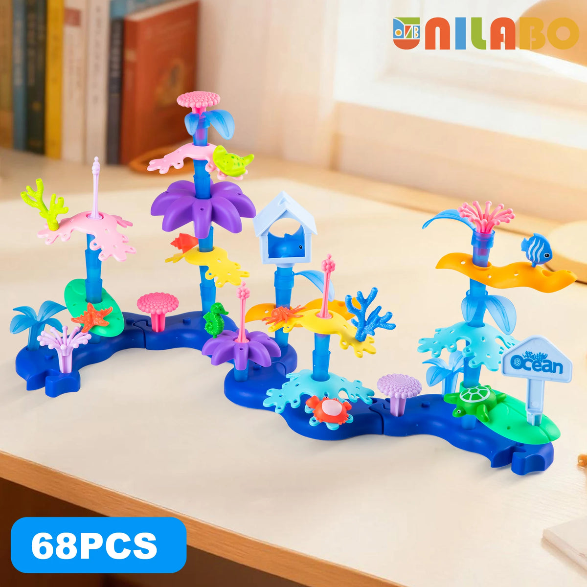 STEM Flower Garden Building Toy Set for Kids
