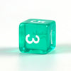 Crystal Clear Polyhedral Dice Set for Tabletop RPGs