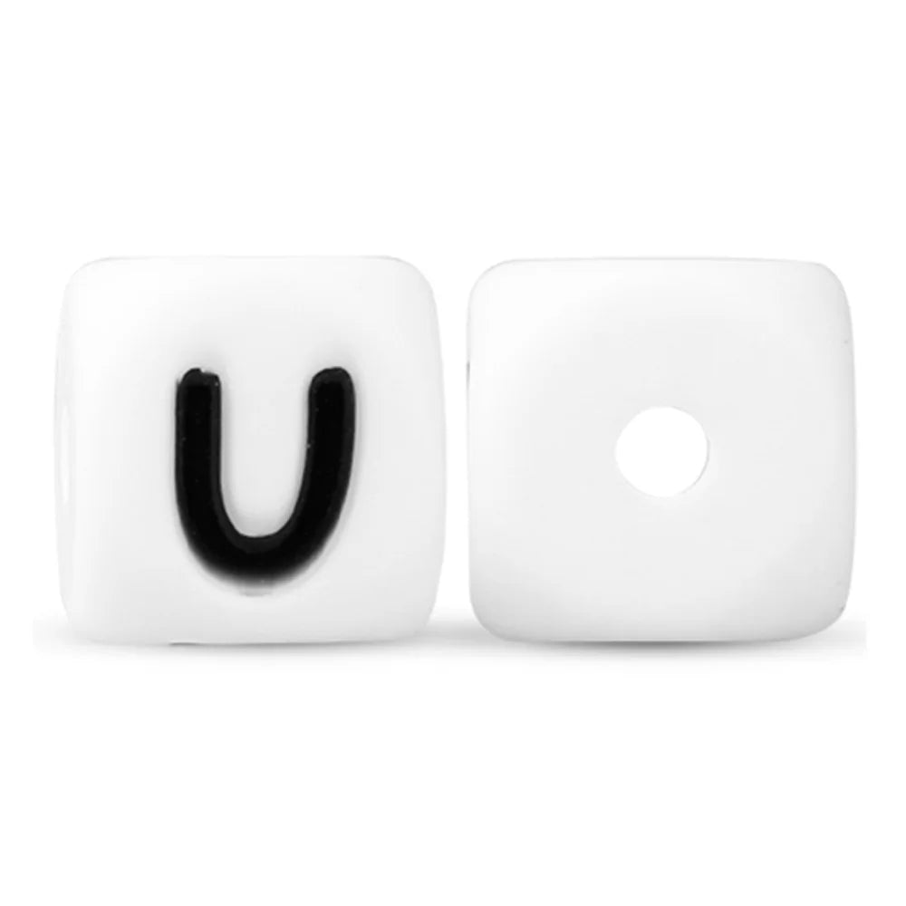 Silicone Letter Beads for DIY Bracelets and Jewelry Making