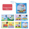 Soft Sensory Cloth Books for Babies with Teething Rings