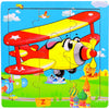 Wooden 3D Puzzle Set for Toddlers – Animal & Vehicle Jigsaw Games
