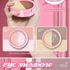 A collection of kids pretend makeup sets including a blush palette and an eye shadow kit with various colors.