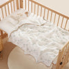 Baby Bear Print Cotton Gauze Swaddle Blanket