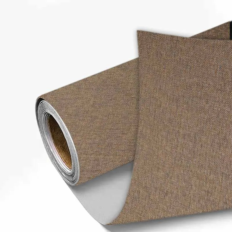 Roll of brown linen book binding cloth used for albums and scrapbooks
