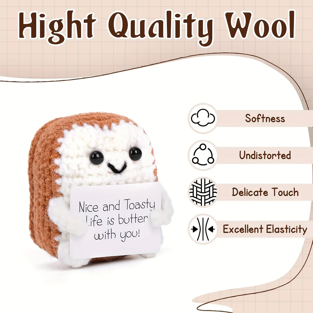 Handmade Crocheted Plush Decorative Ornaments