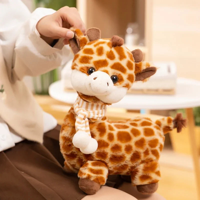 Adorable Giraffe Plush with Scarf