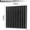 Acoustic Foam Panels for Soundproofing (48-Pack)