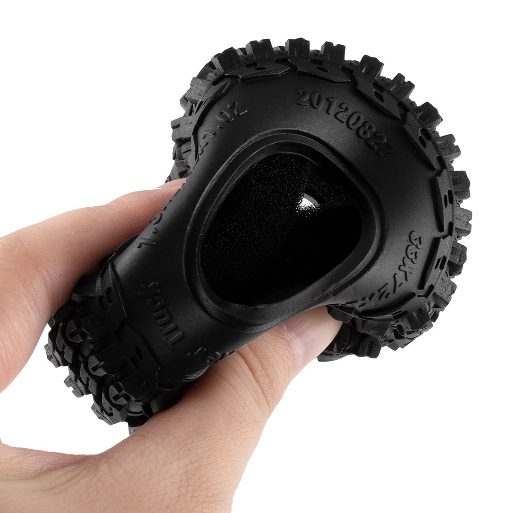 1.3" Mud Terrain Tires for RC Crawler (4-Pack)
