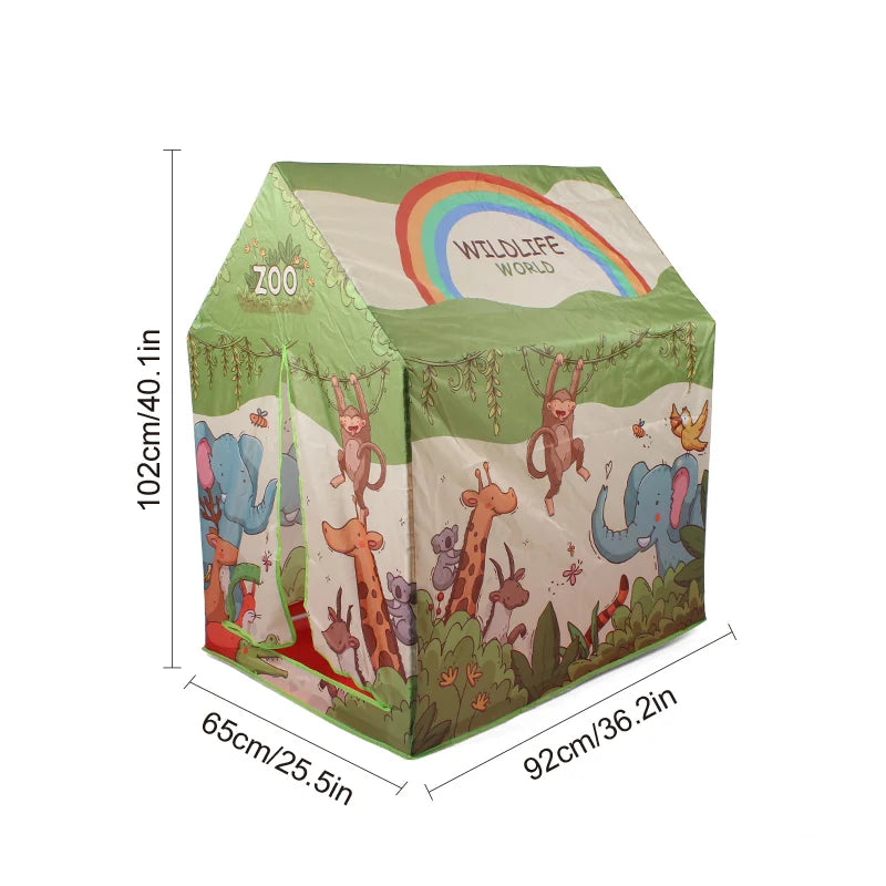 Foldable Kids Castle Play Tent – Portable Indoor & Outdoor Playhouse