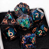 Resin Polyhedral Dice Set for Tabletop RPGs (7 Pieces)