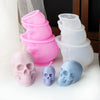 3D Skull Silicone Mold for Candle Making & Resin Crafts