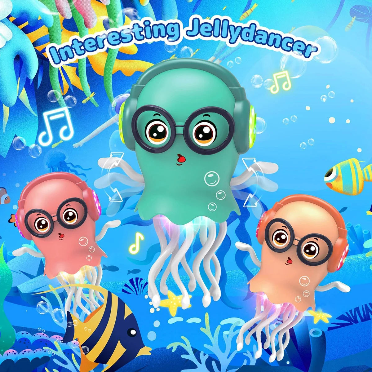 Interactive Dancing Jellyfish Toy with Auto-Sensing Avoidance