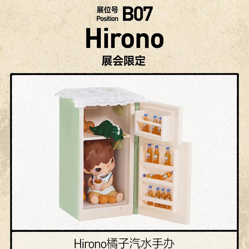 A collectible figure of Hirono from the Hirono Monsters Carnival Series, displayed in its packaging.