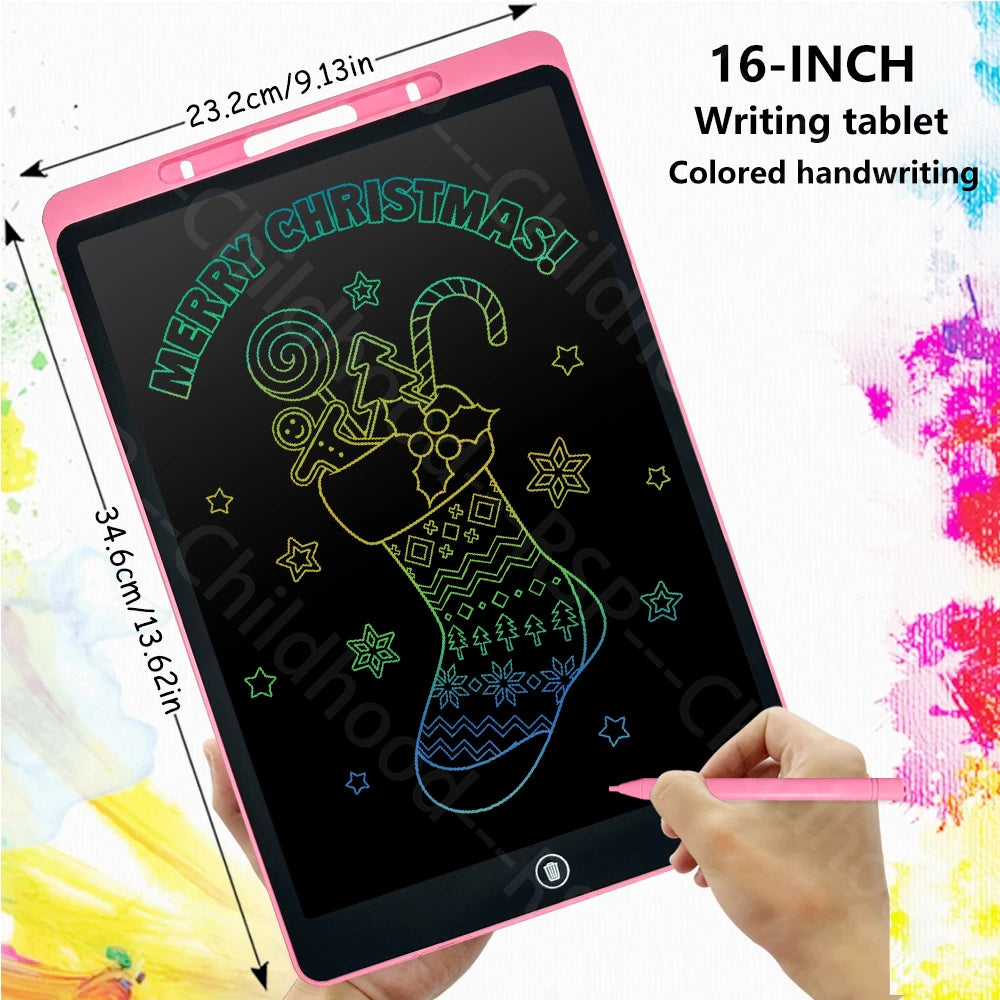 LCD Writing Tablet for Kids – 10 Inch Reusable Drawing Pad