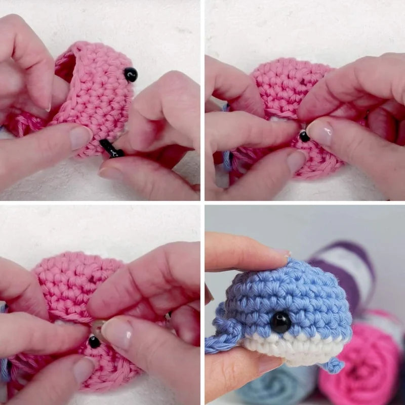 Black Plastic Safety Eyes for Doll Making