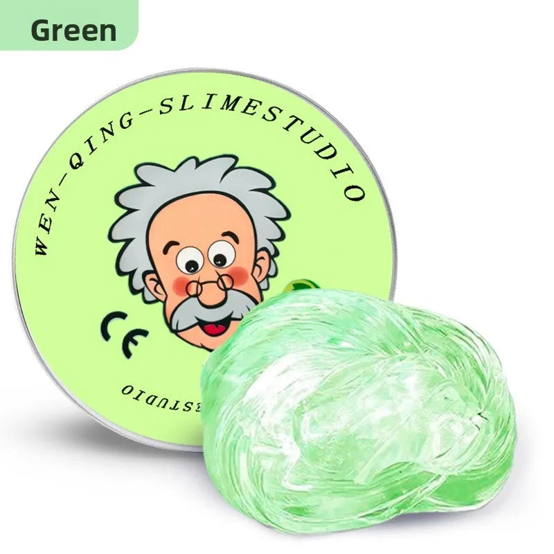 Clear Crystal Liquid Glass Thinking Putty – Stress Relief Fidget Toy