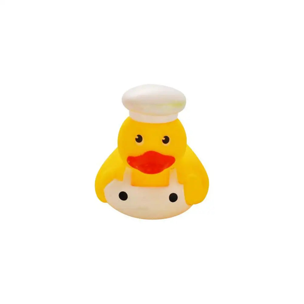 Classic Rubber Duck Bath Toy for Toddlers
