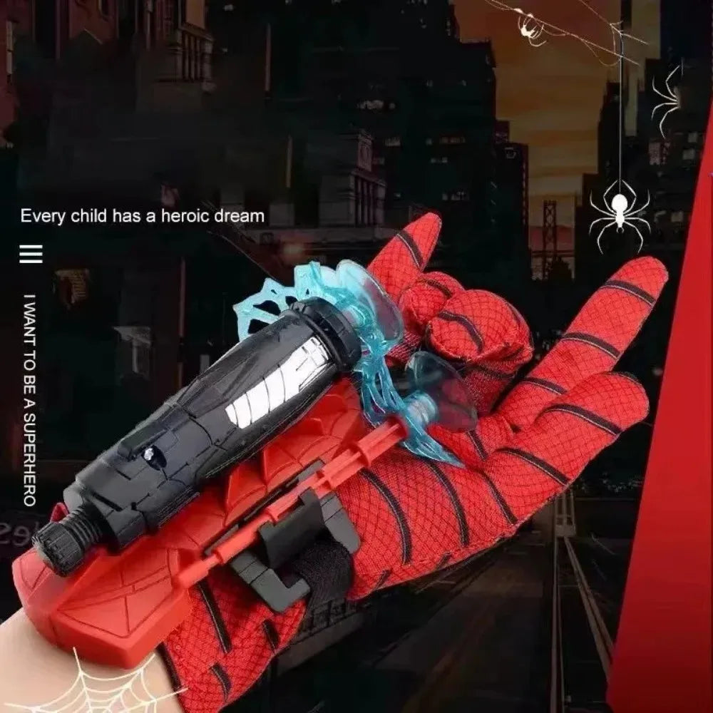 Spider Web Shooters with Glove for Kids