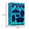 A box of the Pirate Five board game featuring silhouettes of five figures on a blue background.