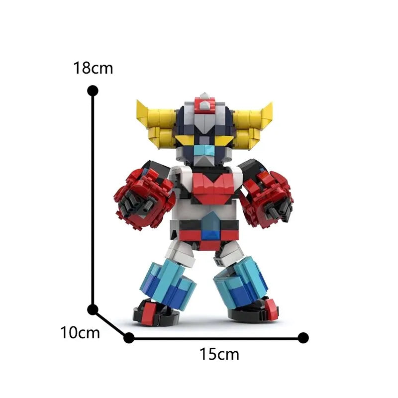 MOC Action Robot Warrior Building Block Set