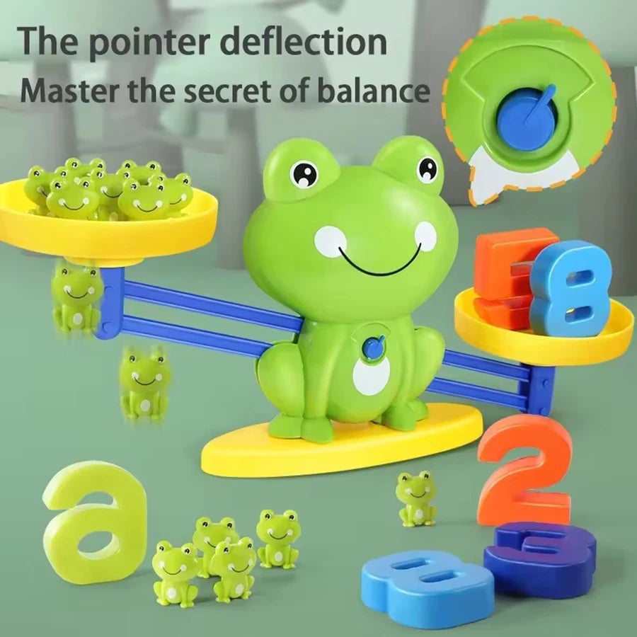 Frog Balance Math Game for Kids – Early Learning Addition & Subtraction Toy