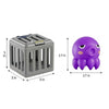 A gray plastic toy set featuring a fish-shaped bath and pool toy for toddlers.