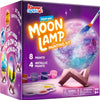 A box for a Moon Lamp painting kit containing 8 paints, 4 metallic paints, and tools for creating a glow-in-the-dark moon eff