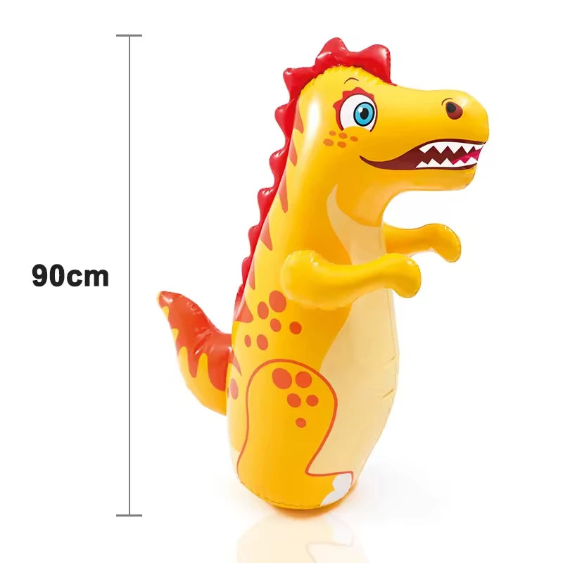 Inflatable Dinosaur Punching Bag Tumbler Toy for Kids