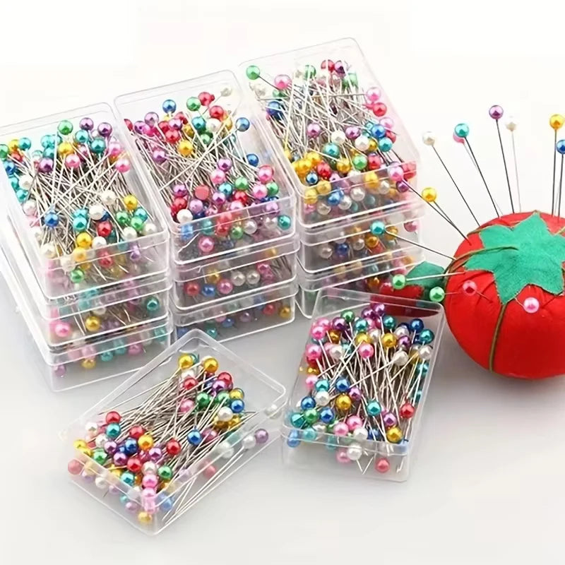 Pearlized Ball Head Sewing Pins for Quilting and Crafting