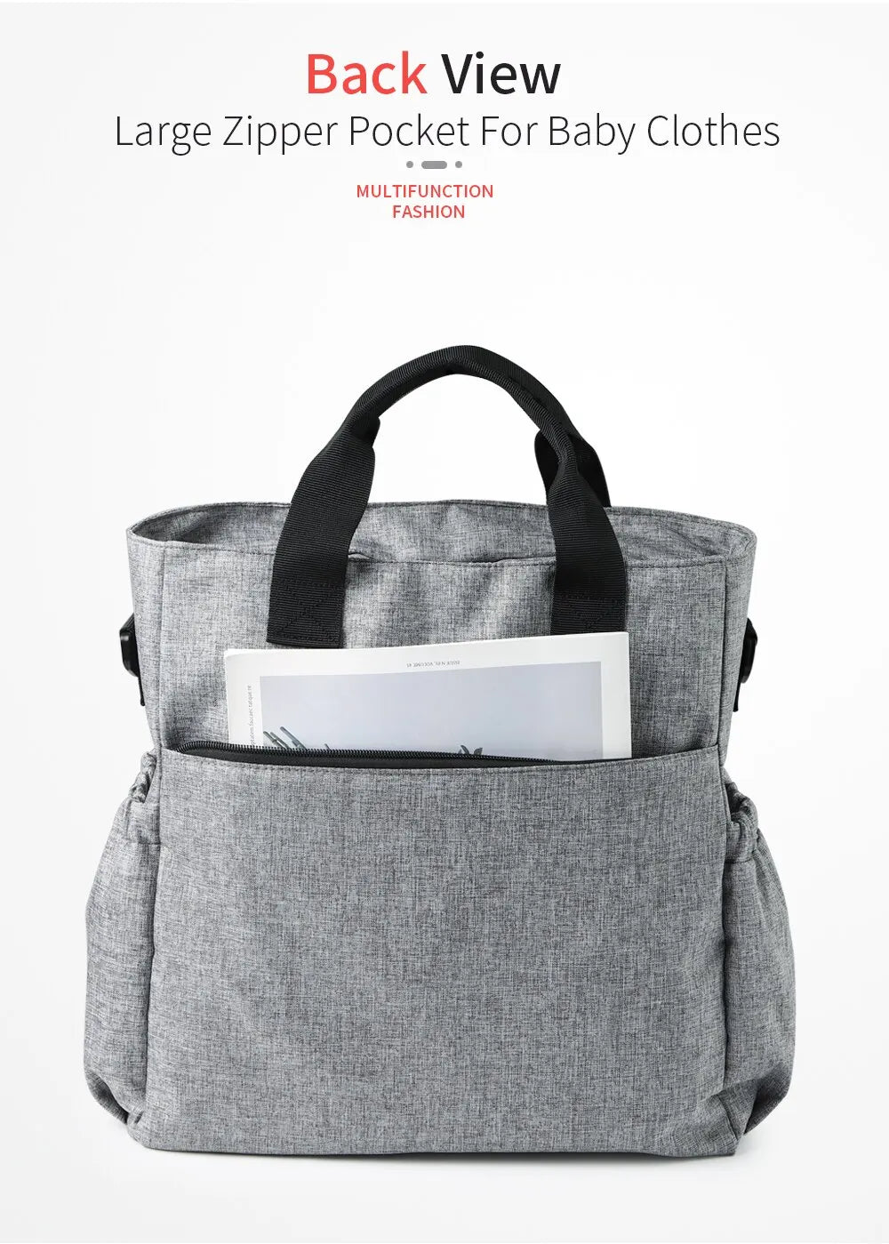 Multifunctional Waterproof Diaper Tote Bag for Parents