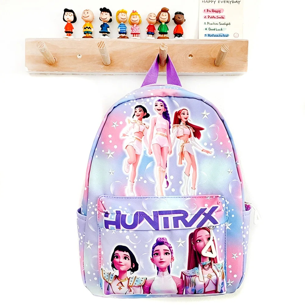 Purple 10-Inch Lightweight School Backpack for Kids