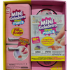 Pink box of Mini Geladeira Mini minis collectible toy with instructions and accessories