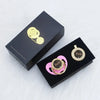 Personalized Rhinestone Pacifier & Clip Gift Set with Box
